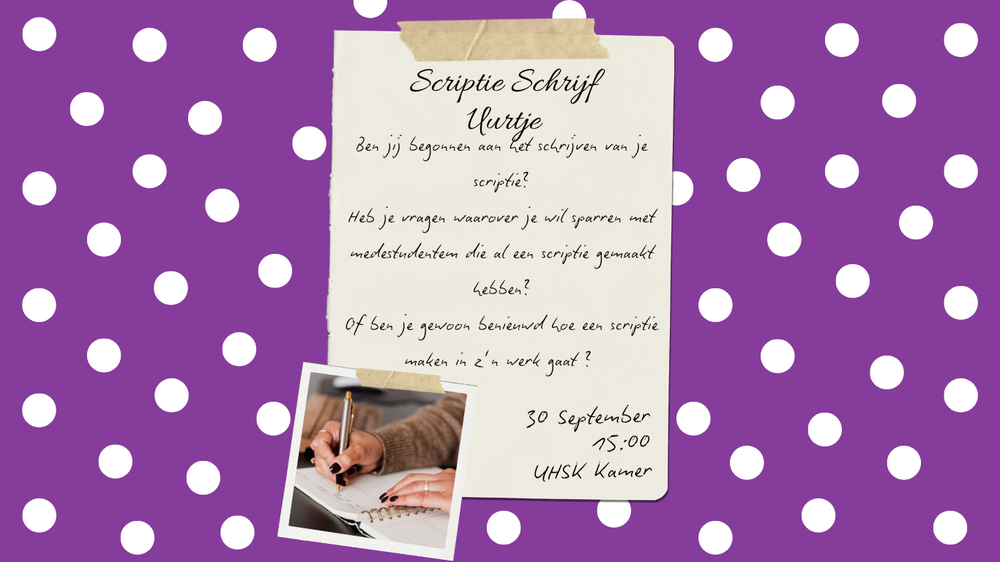 Scriptie Schrijf Uurtje 